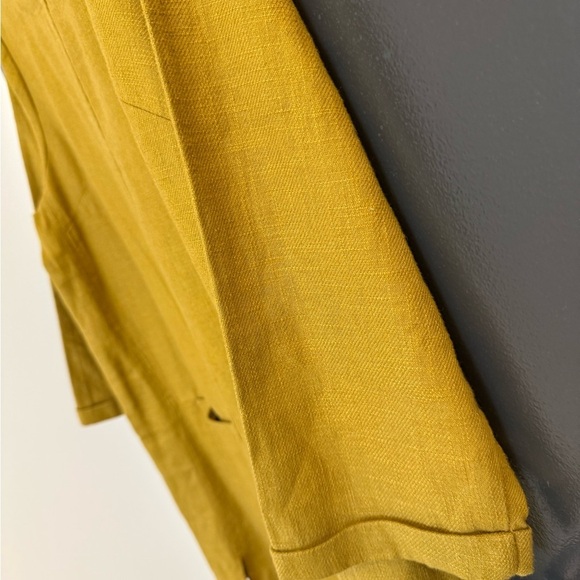 Seasalt Cornwall size 10 NWOT Elegant Mustard Yellow Women's Tunic- brighter… - Picture 5 of 15